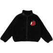 画像9: lamb velvet embroidery cartoon apple collar jacket Jacket blouson　 ラムベルベットフリースアップル刺繍 ジャケット ブルゾン (9)