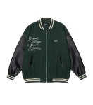 画像4:  101 Dalmatians Embroidery Stadium jumperBASEBALL JACKET baseball uniform jacket blouson ユニセックス 男女兼用 101匹わんちゃんダルメシアン刺繍スタジアムジャンパー スタジャン MA-1 ボンバー ジャケット ブルゾン (4)