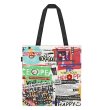 画像1: graffiti style INS super hot Quan Zhilong shoulder tote bag  ユニセックス男女兼用 グラフィティショルダートート バッグ　 (1)