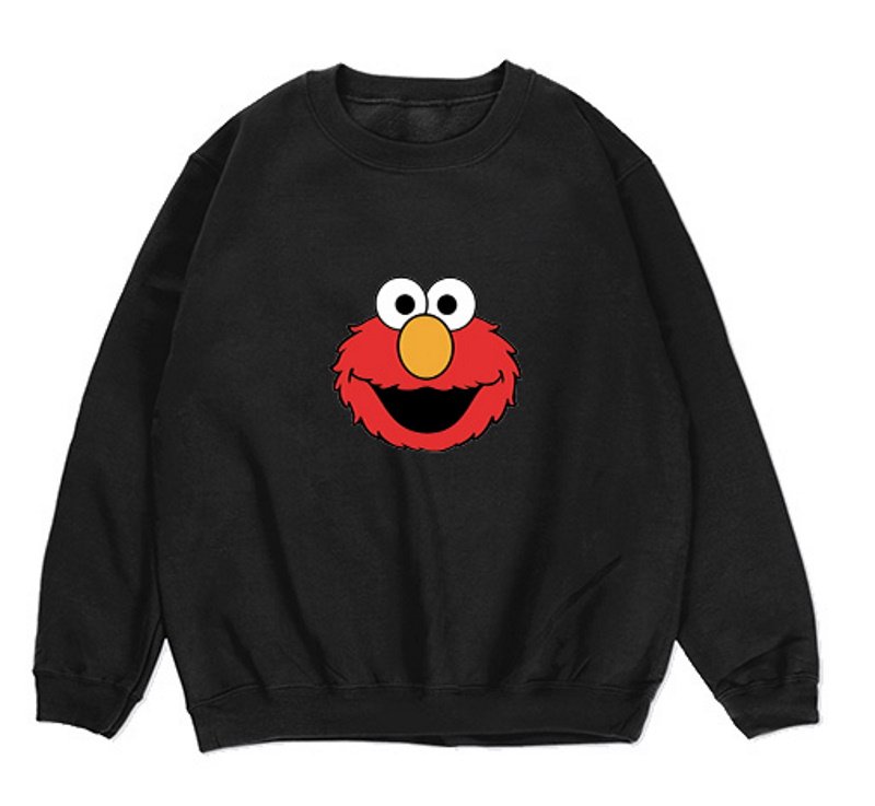 画像4: Sesame Street round neck pullover sweater Elmo Cookie Monster Pullover  ユニセックス 男女兼用セサミストリートクッキーモンスタープリント プルオーバウェット トレーナー (4)