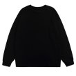 画像2: 666 number logo round neck pullover sweater   ユニセックス 男女兼用666ナンバーロゴプリント プルオーバウェット トレーナー (2)