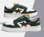 画像10: meteor star LACE-UP SNEAKERS shoes 　ユニセックス男女兼用流星スターレースアップスニーカー カジュアル シューズ (10)