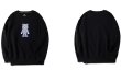 画像2: violent bear×kaws Pullover  ユニセックス 男女兼用カウズベア熊プリント プルオーバウェット トレーナー (2)