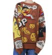 画像3: Sesame Street & Cookie Monster Knitted pullover sweater　ユニセックス 男女兼用 セサミストリート＆クッキーモンスター 編み込プルオーバーセーター (3)