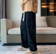 画像7: Unisex alphabet logo loose straight wide pants DENIM PANTS jeans  Pants　ユニセックアルファベットロゴ ゆったり ストレートワイドパンツデニムパンツジーンズパンツ (7)