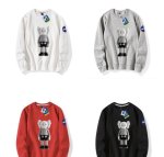 画像9: NASA ×kaws Pullover  ユニセックス 男女兼用カウズKAWS×ナサNASAプリント プルオーバウェット トレーナー (9)