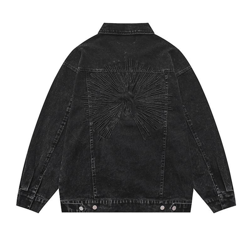 画像2: clover washed retro old pocket tooling Denim G Jean  jacket blouson  ユニセックス 男女兼用クローバーウォッシュド レトロデニムGジャン ジャケット (2)