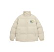 画像4: The Simpsons cartoon logo pattern English letter printing loose stand-up collar Down jacket blouson ユニセックス男女兼用シンプソンスタンドカラーダウンジャケット ジャンパー (4)