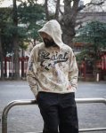 画像4: Monster bird hand-painted Graffiti hoodie Pullover  ユニセックス 男女兼用バードグラフィックプリント プルオーバスウェットフーディパーカー トレーナー (4)
