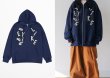 画像3: alphabet logo zip up hoodie Pullover  ユニセックス 男女兼用アルファベットロゴプリントジップアップスウェットフーディパーカー トレーナー (3)