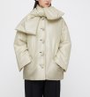 画像1: bow muffler down half coat jacket 　  bowマフラーダウンハーフコートジャケット (1)