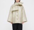 画像3: bow muffler down half coat jacket 　  bowマフラーダウンハーフコートジャケット (3)