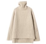 画像4: turtleneck sweater knit　タートルネックニットプルオーバーセーター  (4)