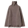 画像2: turtleneck sweater knit　タートルネックニットプルオーバーセーター  (2)
