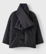 画像11: bow muffler down half coat jacket 　  bowマフラーダウンハーフコートジャケット (11)