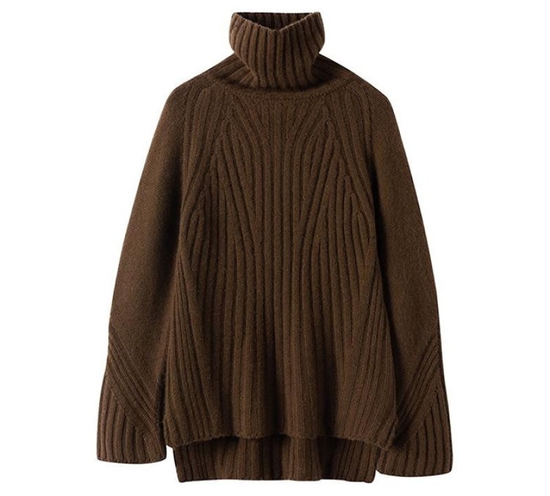 画像3: turtleneck sweater knit タートルネックニットプルオーバーセーター  (3)
