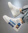 画像3: HIGH CUT NASA×Walking Bear LACE-UP SNEAKERS shoes 　ユニセックス男女兼用ハイカットNASAナサ×ウォーキングベア熊レースアップスニーカー カジュアル シューズ (3)