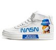 画像5: HIGH CUT NASA×Walking Bear LACE-UP SNEAKERS shoes 　ユニセックス男女兼用ハイカットNASAナサ×ウォーキングベア熊レースアップスニーカー カジュアル シューズ (5)