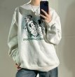 画像3: 101 Dalmatians Long Sleeve Sweat Pullover   男女兼用ユニセックスダルメシアン101匹わんちゃんロングスリーブ スウェット トレーナー (3)