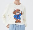 画像2: Good job bear terry sweat pullover sweater Sweat Shirts ユニセックス男女兼用 グジョブベアスウェットプルオーバースウェット  トレーナー (2)