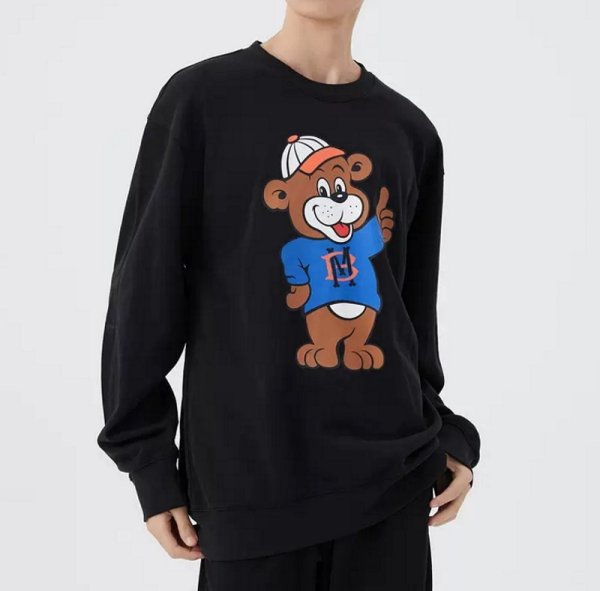 画像1: Good job bear terry sweat pullover sweater Sweat Shirts ユニセックス男女兼用 グジョブベアスウェットプルオーバースウェット  トレーナー (1)