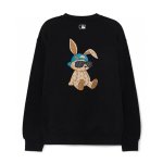画像3: MLB×Sunglasses rabbit printsweat pullover sweater Sweat Shirts ユニセックス男女兼用 MLB×サングラスラビットスウェットプルオーバースウェット  トレーナー (3)