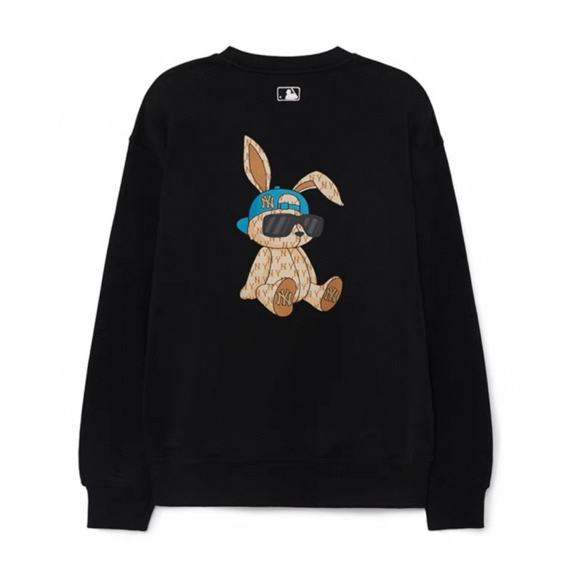 画像3: MLB×Sunglasses rabbit printsweat pullover sweater Sweat Shirts ユニセックス男女兼用 MLB×サングラスラビットスウェットプルオーバースウェット  トレーナー (3)