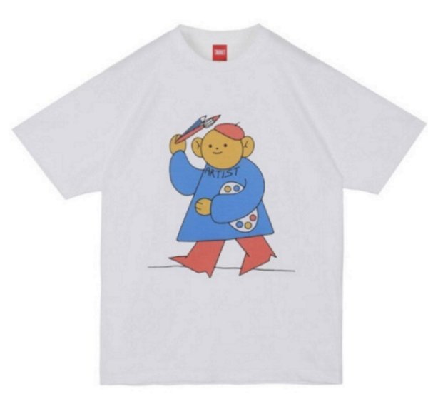 画像1: ARTIST  Print Short-sleeved T-shirt　ユニセックス男女兼用アーティストプリント 半袖Tシャツ (1)