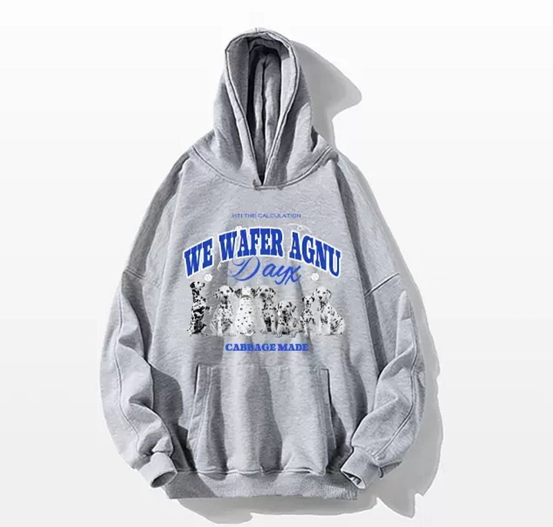 画像3: Dalmatian 101 Dalmatians Print Hoodie sweater  ユニセックス 男女兼用 101匹わんちゃんダルメシアンプリント フーディスウェットパーカー (3)