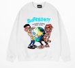画像2: hip hop graphic printsweat pullover sweater Sweat Shirts ユニセックス男女兼用 ヒップホップグラフィックスウェットプルオーバースウェット  トレーナー (2)