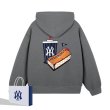 画像3: 22 NY drink & hot dog print hoodie sweater  ユニセックス 男女兼用 NYドリンク＆ホットドッグプリント フーディスウェットパーカー (3)