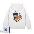 画像5: 22 NY drink & hot dog print hoodie sweater  ユニセックス 男女兼用 NYドリンク＆ホットドッグプリント フーディスウェットパーカー (5)