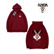 画像4: NASA×Sunglasses Bugs Bunny Hoodie  ユニセックス 男女兼用NASAナサ×サングラスバックスバニープリント スウェット フーディ (4)