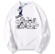 画像1: snoopy family peanuts ×NASA round neck sweat shirt ユニセックス 男女兼用 スヌーピー＆ピーナッツファミリー×ナサNASAプリント スウェット トレーナー (1)