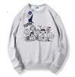 画像2: snoopy family peanuts ×NASA round neck sweat shirt ユニセックス 男女兼用 スヌーピー＆ピーナッツファミリー×ナサNASAプリント スウェット トレーナー (2)