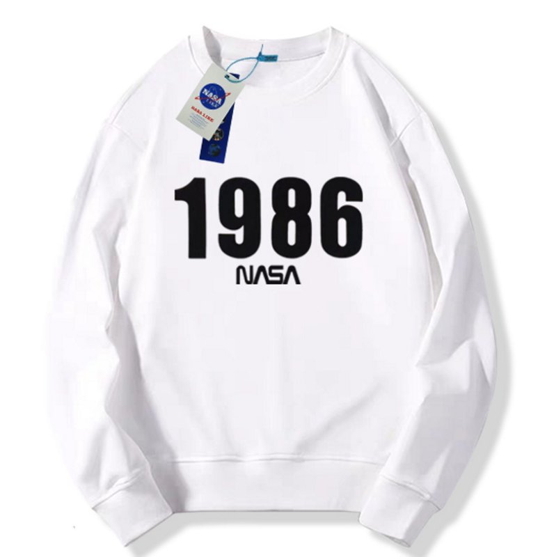 画像6: Nasa x 1986 round neck sweat shirt ユニセックス 男女兼用 1986×NASAナサプリント スウェット トレーナー (6)