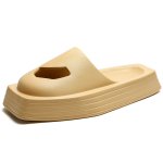 画像1: Men's  Unisex  Thick-bottomed hole Baotou slippers  sandal casual shoes  ユニセックス 男女兼用バオトゥホールスリッパシャワーサンダルスライドカジュアル シューズ (1)
