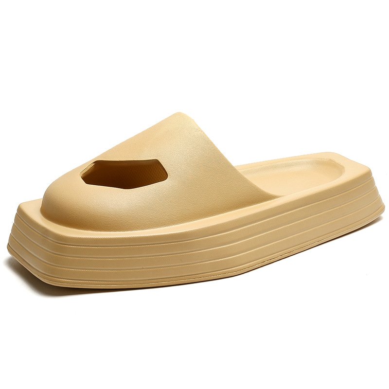 画像1: Men's  Unisex  Thick-bottomed hole Baotou slippers  sandal casual shoes  ユニセックス 男女兼用バオトゥホールスリッパシャワーサンダルスライドカジュアル シューズ (1)