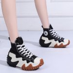 画像4: muffin daddy high cut lace-up sneakers　ユニセックス男女兼用厚底ハイカットマフィン厚底レースアップスニーカー (4)