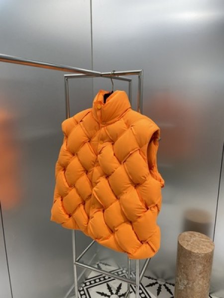 画像1: SALE セール 23 Unisex Quilted Woven down vest Jacket 男女兼用 編み込み キルティング ダウン ベスト ジャケット (1)