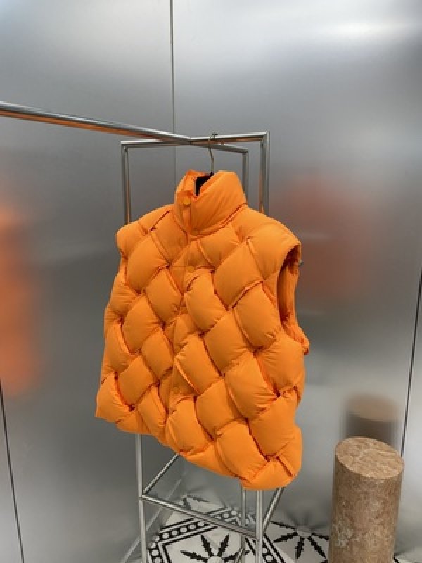 画像1: SALE セール 23 Unisex Quilted Woven down vest Jacket 男女兼用 編み込み キルティング ダウン ベスト ジャケット (1)