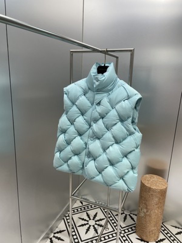 画像3: SALE セール 23 Unisex Quilted Woven down vest Jacket 男女兼用 編み込み キルティング ダウン ベスト ジャケット (3)