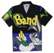 画像1: 23 Bugs Bunny cartoon print short-sleeved shirt　ユニセックス 男女兼用 バッグスバニープリント半袖シャツ (1)