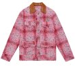 画像1: tweed tweed pink fringe jacket　ツイードピンクフリンジジャケット (1)