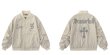 画像5: cross patch embroidery MA-1 flight suit jacket BASEBALL JACKET baseball uniform jacket blouson ユニセックス 男女兼用クロスプリントスタジアムジャンパー スタジャン MA-1 ボンバー ジャケット ブルゾン (5)