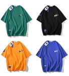 画像13: NASA x Astronaut x Raindrop swoosh Print Short-sleeved T-shirt　ユニセックス男女兼用 NASA ナサ ×宇宙飛行士×雨だれスウォッシュプリント 半袖Tシャツ (13)