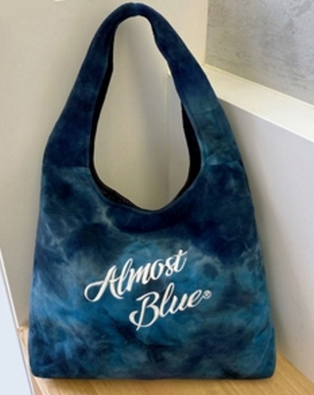画像3: almost blue tie-dye shoulder bag  tote bag タイダイ絞り染めショルダートートバッグ (3)