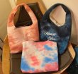 画像4: almost blue tie-dye shoulder bag  tote bag　タイダイ絞り染めショルダートートバッグ (4)