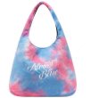 画像1: almost blue tie-dye shoulder bag  tote bag　タイダイ絞り染めショルダートートバッグ (1)