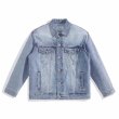 画像2: Peter Rabbit Embroidered Denim G Jean Jacket jumper ユニセックス 男女兼用ピーターラビット刺繍デニムGジャンジャケット ブルゾン スタジャン (2)